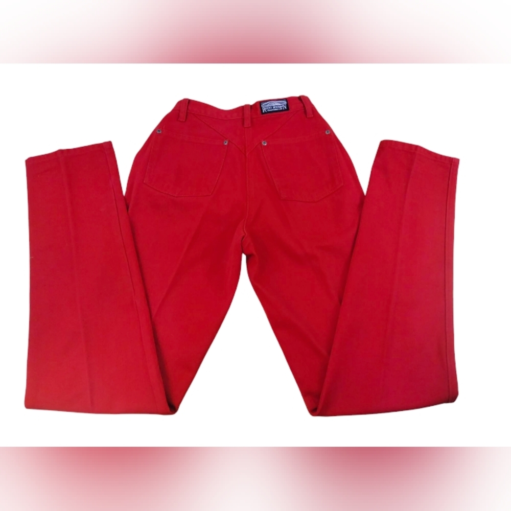 Vintage Rocky Mountain Women’s Red Western High Waist Jeans Size 28/7